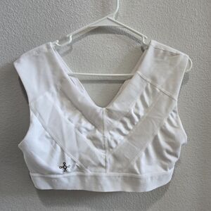 Tommie Copper white sports bra size XL like new